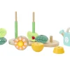 Wooden Toys|Age 2-Classic World Stacking Rings Flower Garden