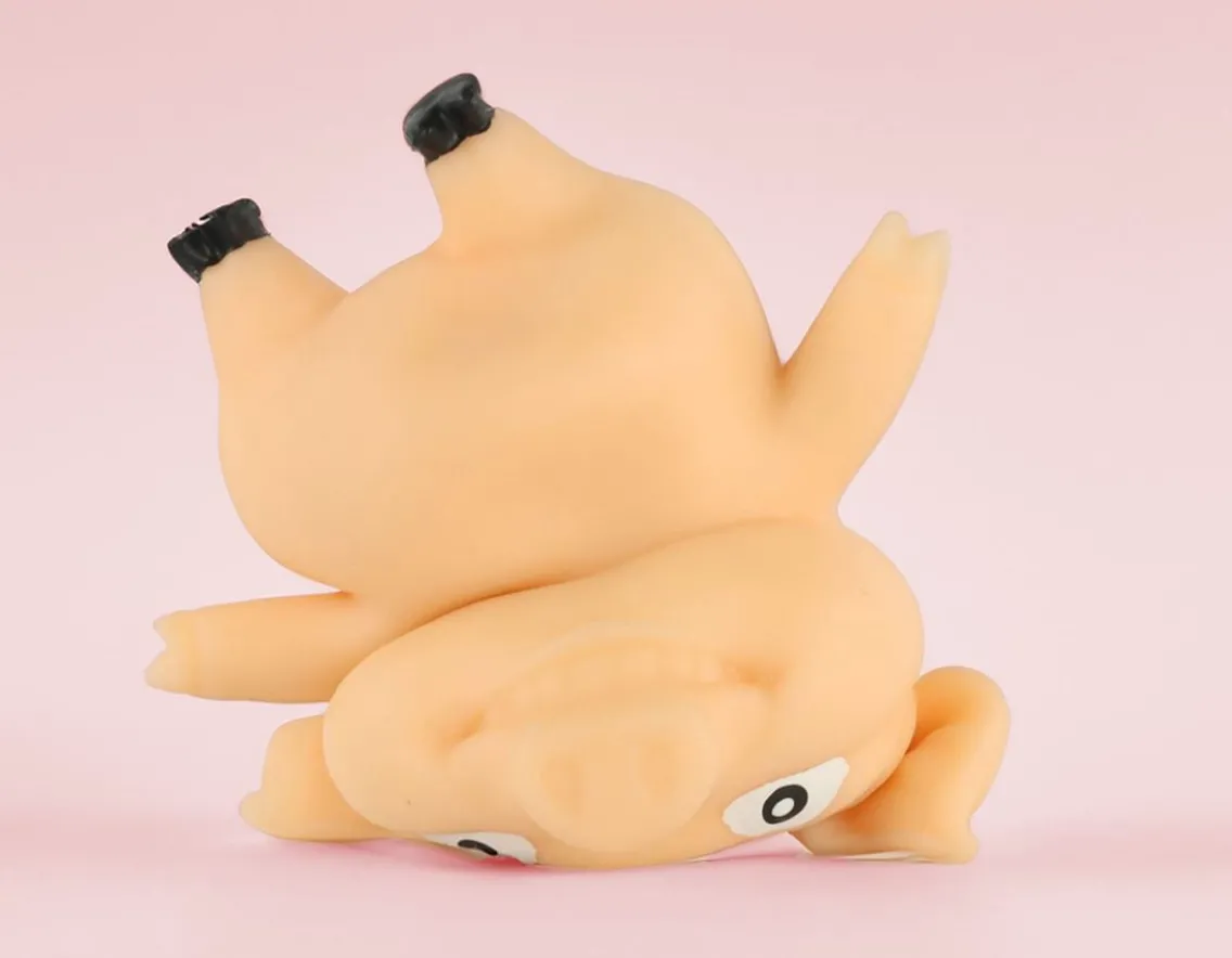 Exclusive To Wicked Uncle|Sensory-Keycraft Ltd Stretch 'n' Smash Pig - Very Funny!