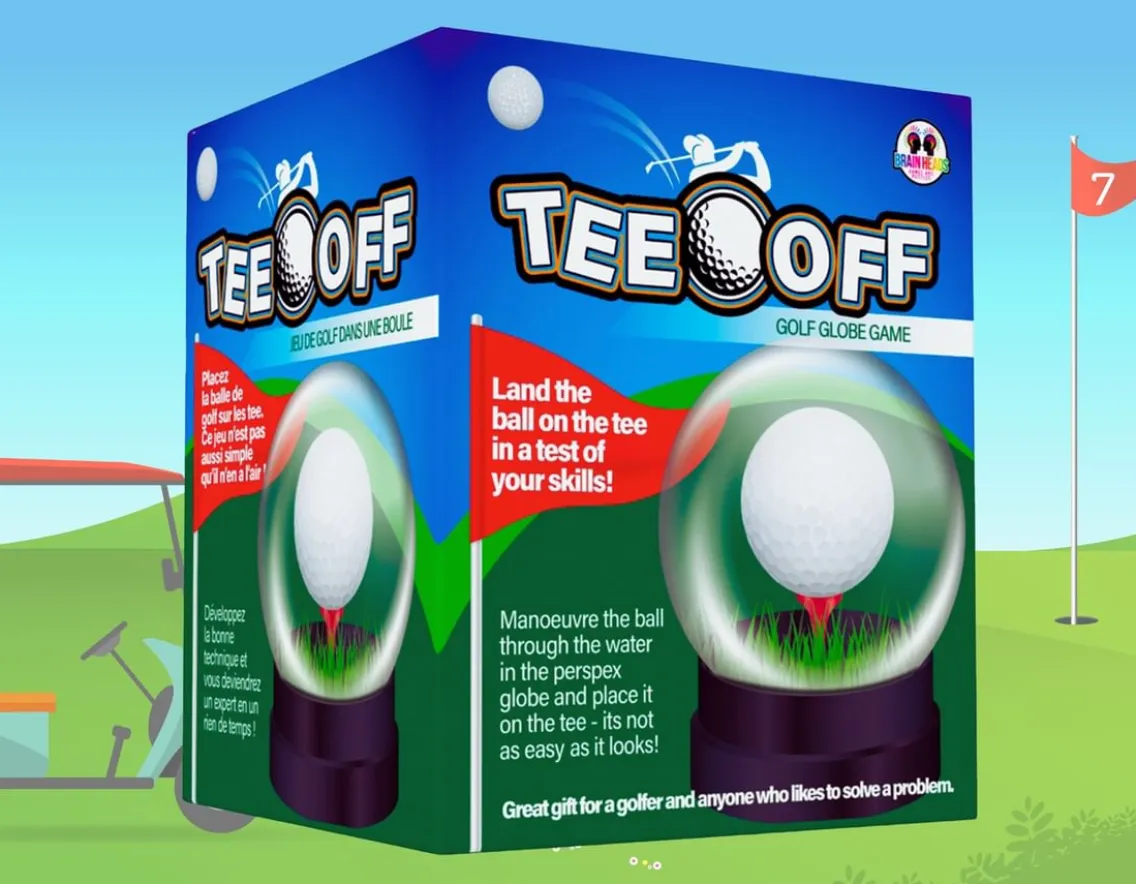 Puzzles|Wicked Fun-Funtime Gifts Tee Off - Golf Globe Game of Skill