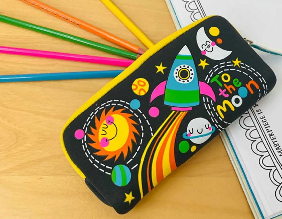 Creativity|Exclusive To Wicked Uncle-Rachel Ellen To The Moon - Space Pencil Case