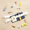 Adventurer|Wooden Toys-Classic World Tool Belt Set - 10 Wooden Pieces