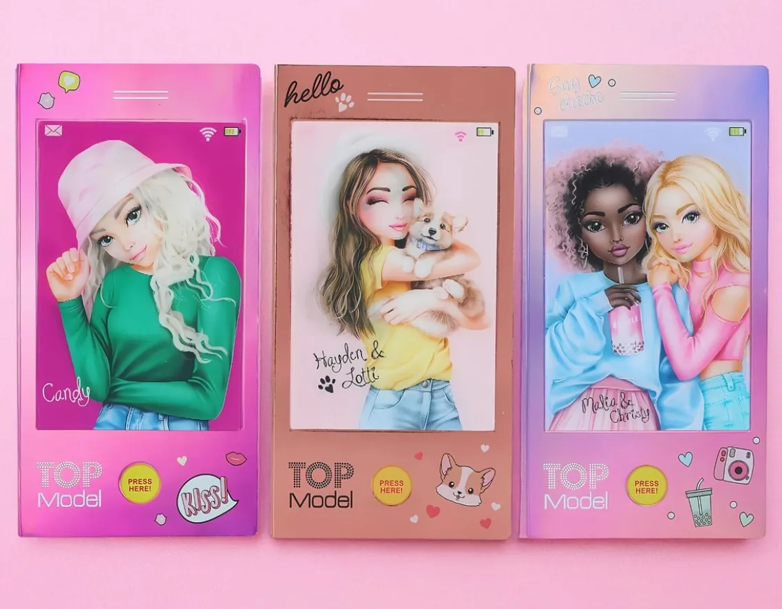 Books|Creativity-Top Model Mini Colouring Book - Plays Music