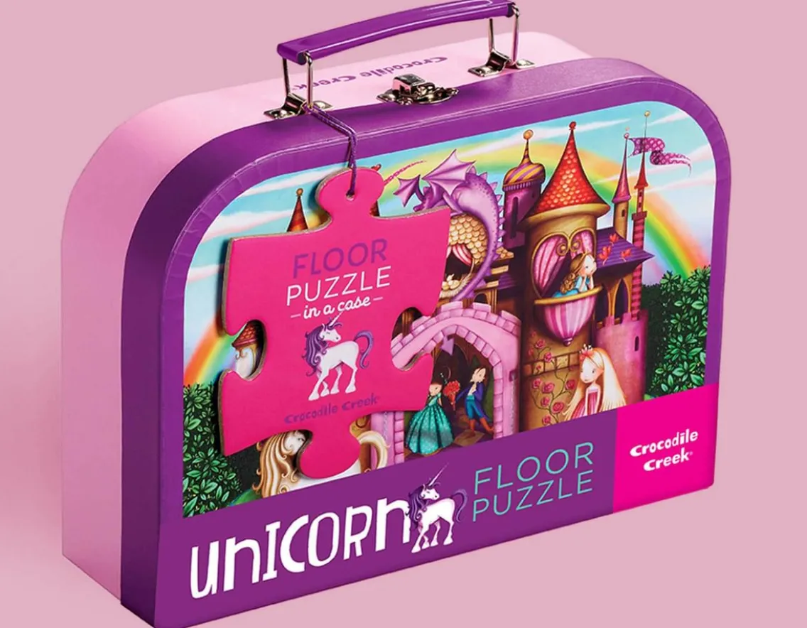 Puzzles|Unicorn-Crocodile Creek Unicorn Floor Puzzle -