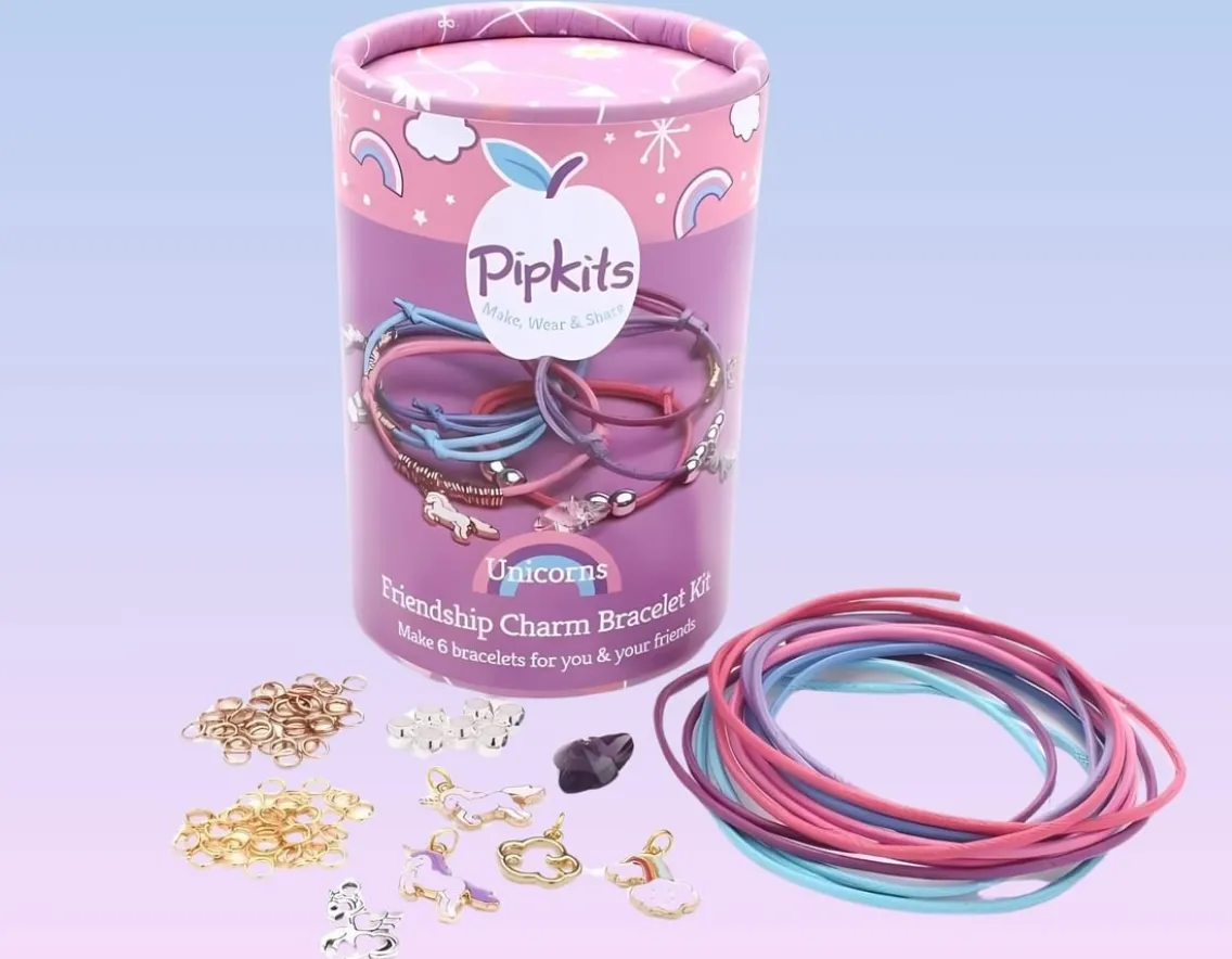 Creativity|Fashion & Style-Pipkits Unicorn Friendship Charm Bracelets Kit