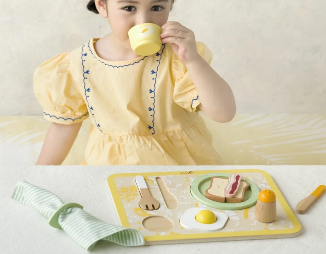 Wooden Toys|Age 2-Classic World Vintage Breakfast Tray - Good Morning!