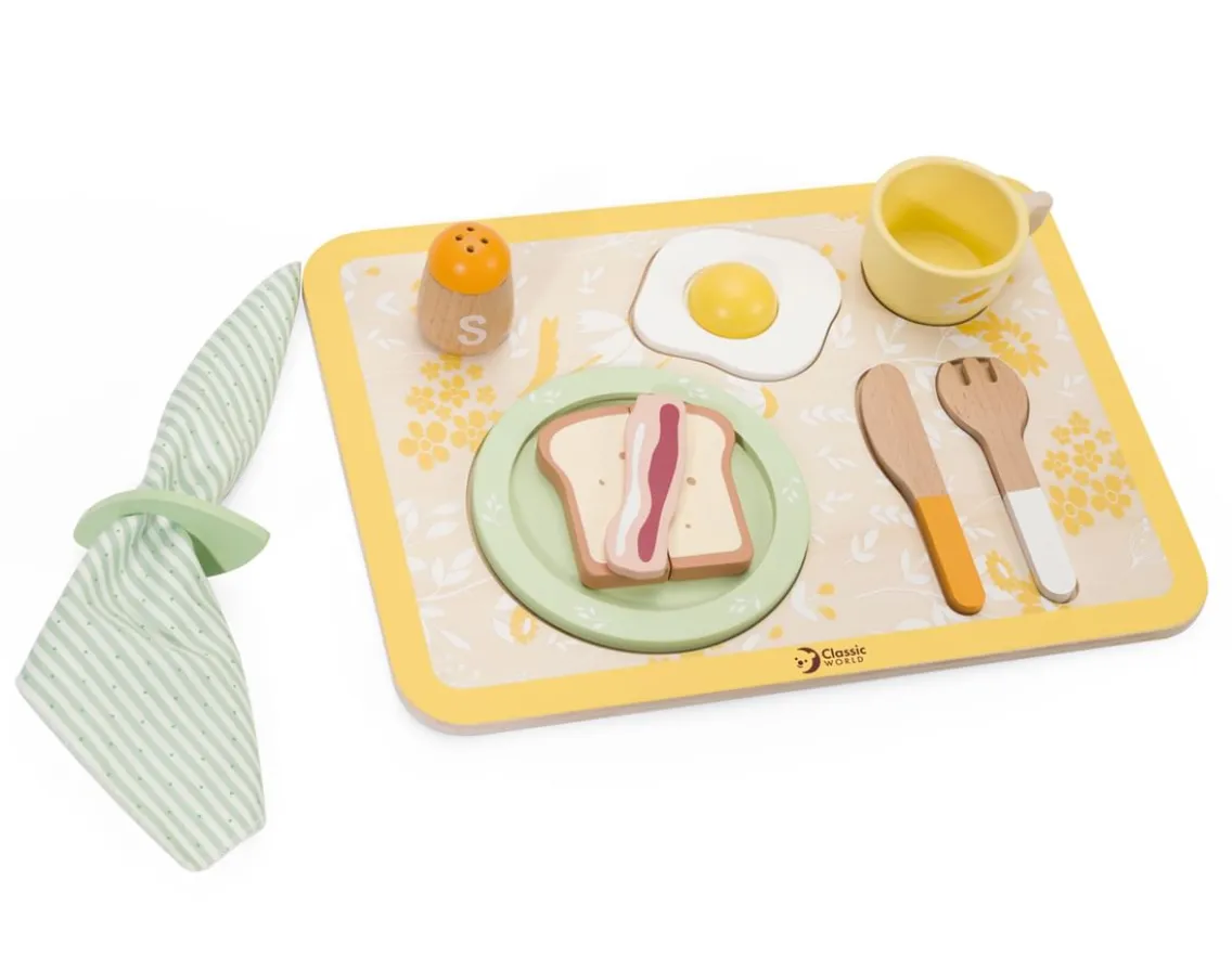Wooden Toys|Age 2-Classic World Vintage Breakfast Tray - Good Morning!