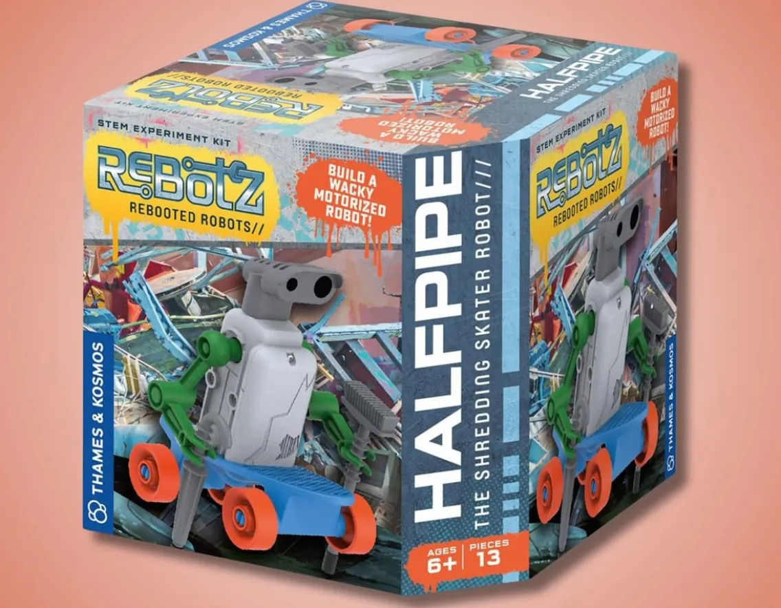 Construction|Exclusive To Wicked Uncle-Thames & Kosmos Wacky Skating Robot - Rebotz Build