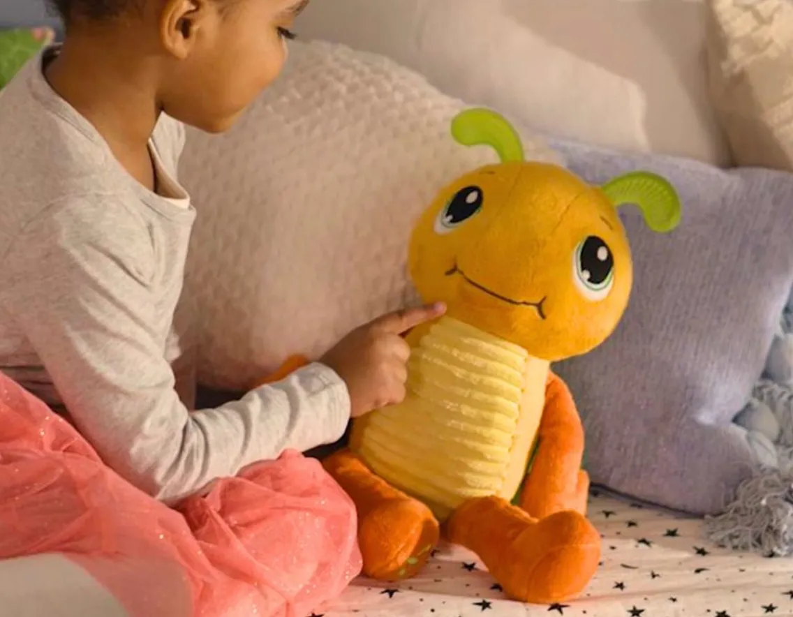 Exclusive To Wicked Uncle|Sensory-Playmonster WiggleBug - Interactive Soft Huggable Friend