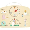 Educational|Wooden Toys-Classic World Wooden Barometer - Track the Weather