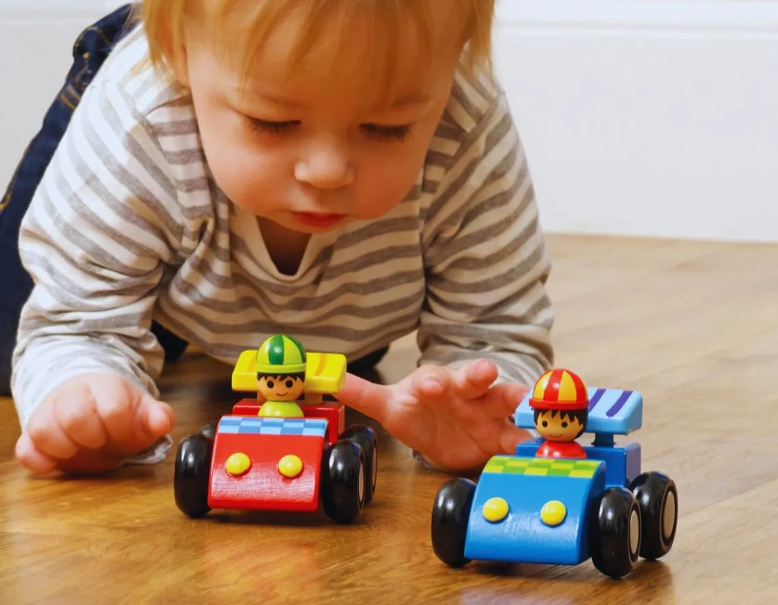 Wicked Fun|Wooden Toys-Orange Tree Toys Wooden Racing Cars - Ready, Set, Go!